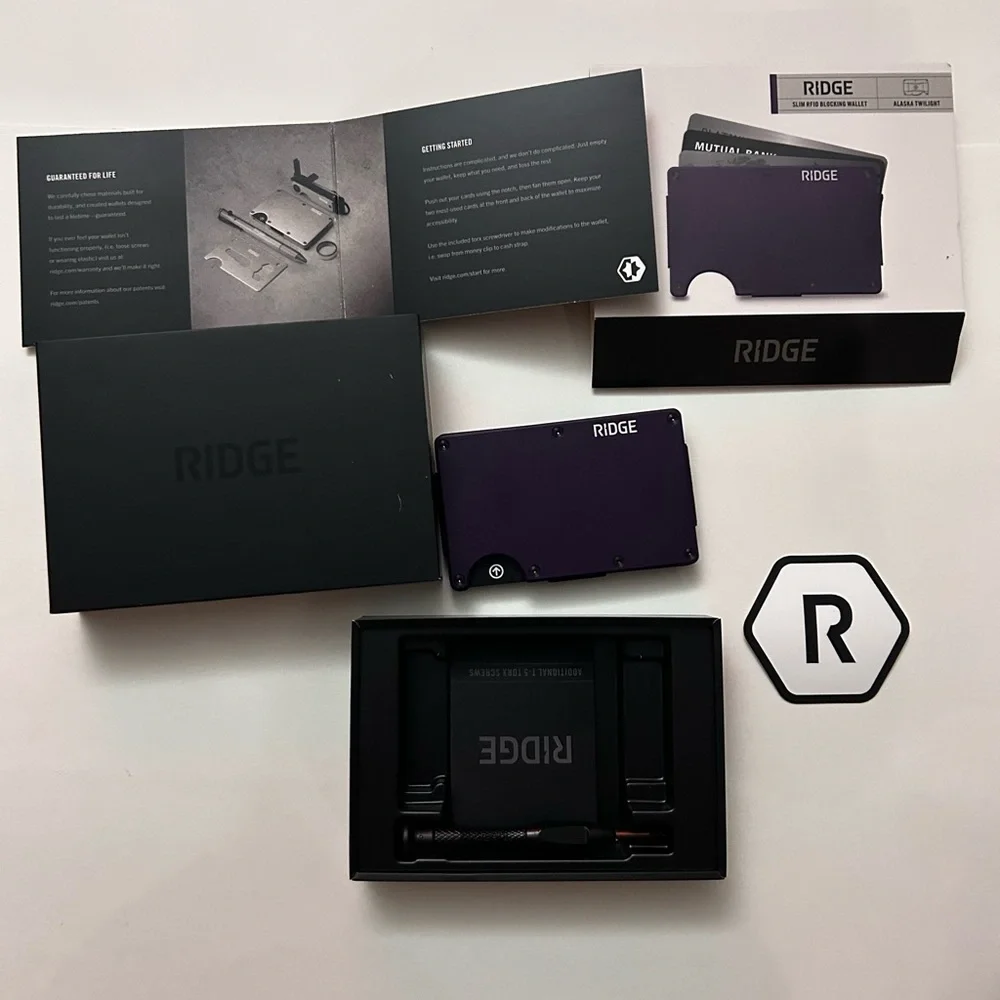 New Ridge Alaska Twilight Slim RFID Blocking Wallet